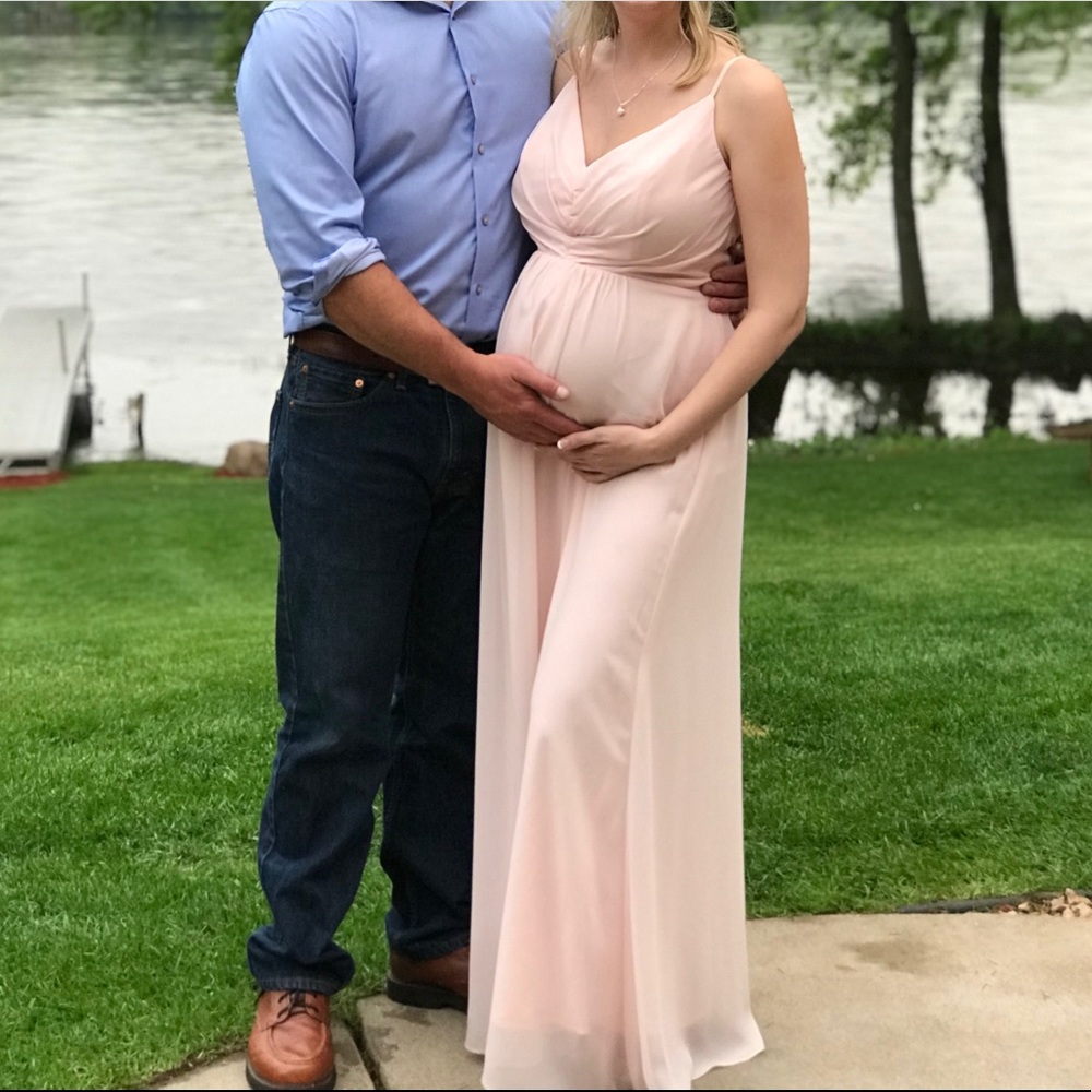 Petal pink bridesmaid/formal dress